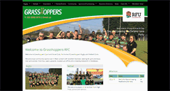 Desktop Screenshot of grasshoppersrfc.com